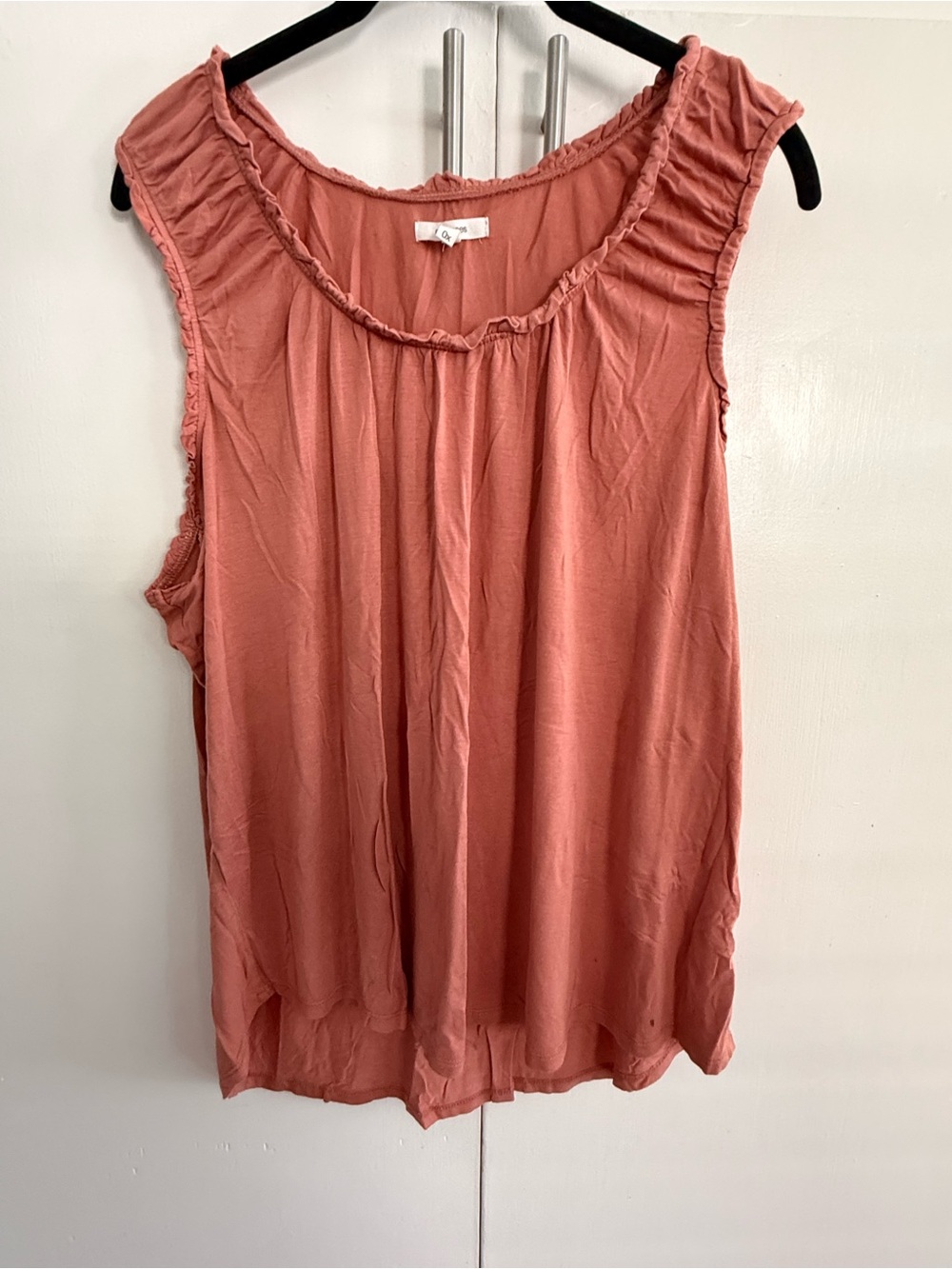 Maurices Coral Ruffle-Trim Sleeveless Camisole